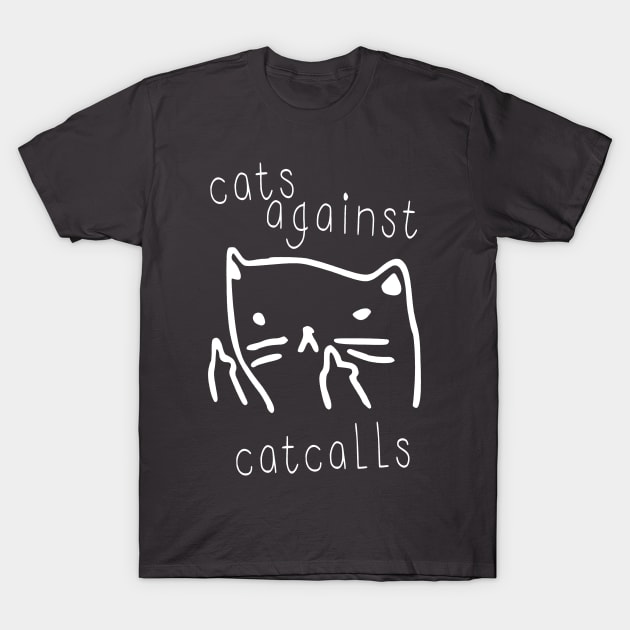 Cats against Calls T-Shirt by pbfhpunk